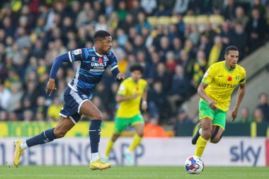 Middlesbrough 'dan Chuba Akpom # 29 numara Sky Bet Şampiyonası maçında Norwich City - Middlesbrough Carrow Road, Norwich, İngiltere, 12 Kasım 202