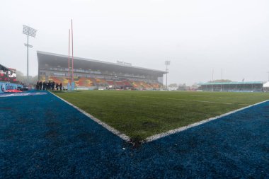 StoneX Stadyumu, 13 Kasım 202 'de StoneX Stadyumu' nda Gallagher Premiership maçı öncesinde Saracens Northampton Saints 'e karşı.