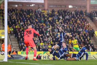 Norwich City, Norwich Road, Norwich Road, Norwich 'te oynanan Sky Bet Şampiyonası maçında top 3 Middlesbrough oyuncusundan kaçtı.