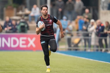 Saracens 'tan Sean Maitland 13 Kasım 202' de StoneX Stadyumu 'nda oynanan Gallagher Premiership maçında 11.