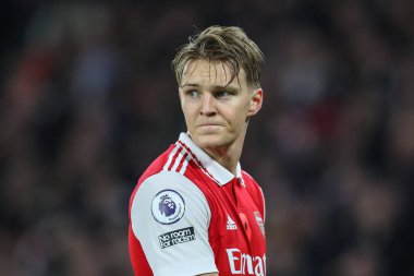 Arsenal 'den Martin degaard # 8 Premier League maçı sırasında Wolverhampton Wanderers, Molineux, Wolverhampton, İngiltere' de Arsenal 'e karşı 12 Kasım 2022