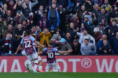 Burnley 'den Ashley Barnes 13 Kasım 202' de Burnley, Burnley 'de Blackburn Rovers' a karşı oynanan Gökyüzü İddia Şampiyonası maçında 1-0 'lık skoru kutluyor.