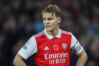 Arsenal 'den Martin degaard # 8 Premier League maçı sırasında Wolverhampton Wanderers, Molineux, Wolverhampton, İngiltere' de Arsenal 'e karşı 12 Kasım 2022