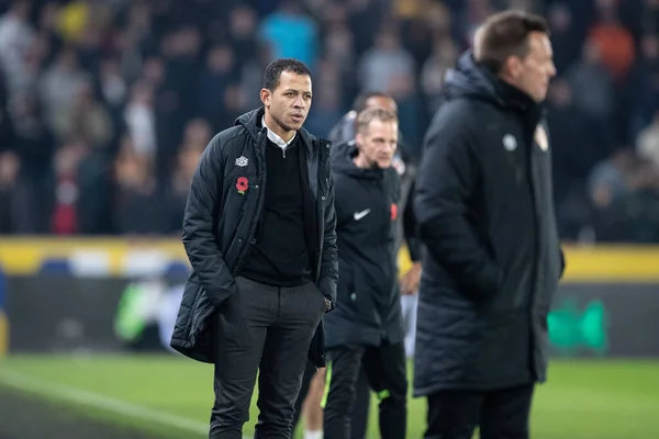 stock image Liam Rosenior manager of Hull City during the Sky Bet Championship match Hull City vs Reading at MKM Stadium, Hull, United Kingdom, 12th November 202