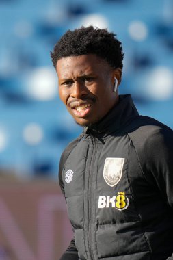 Burnley 'den Nathan Tella # 23 sahada Gökyüzü İddia Şampiyonası maçından önce Burnley, Burnley' e karşı Turf Moor, Burnley, Birleşik Krallık 'ta 13 Kasım 202