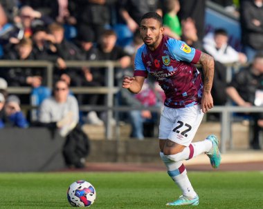 Burnley 22 numaralı vitinho Gökyüzü İddia Şampiyonası maçı Burnley ile Blackburn Rovers arasındaki Turf Moor, Burnley, İngiltere, 13 Kasım 202
