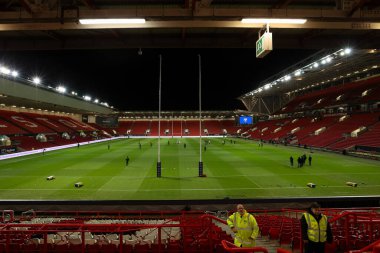 Bristol Ayıları 'nın evi olan Ashton Kapısı' nın genel bir görüntüsü, Bristol Ayıları 'nın Güney Afrika' ya karşı oynadığı Bristol Maçı öncesinde 17 Kasım 2022 'de Bristol, İngiltere' deki Ashton Gate 'de XV' yi seçin.