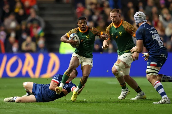 Grant Williams South Africa Evades Tackle Friendly Match Bristol Bears — Stock Photo, Image