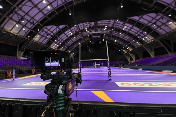 Manchester Central 'daki genel bakış 2021 Dünya Rugby Ligi Kupası öncesinde Manchester Central, Manchester, İngiltere' de final Fransa 'ya karşı 18 Kasım 2022