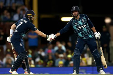 İngiltere 'den James Vince, 19 Kasım 2022' de SCG, Sydney, Avustralya 'da oynanan 2. ODI karşılaşmasında 50 koşu yaptı.