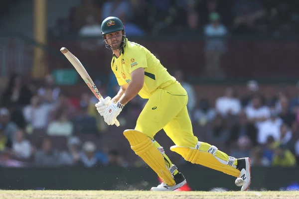 stock image Mitchell Marsh of Australia bats during the Dettol Series 2nd ODI match Australia vs England at SCG, Sydney, Australia, 19th November 2022