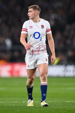 İngiltere 'den Jack van Poortvliet ile İngiltere - Yeni Zelanda maçı Twickenham Stadyumu, Twickenham, Birleşik Krallık, 19 Kasım 2022