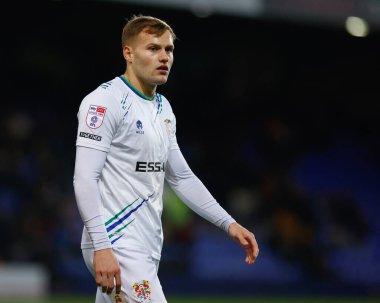 Elliott Nevitt # 20 of Tranmere Rover Sky Bet Ligi 2 karşılaşmasında Tranmere Rovers - AFC Wimbledon - Prenton Park, Birkenhead, İngiltere, 19 Kasım 2022