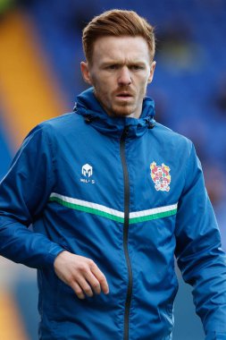 Jon Nolan # 16 Tranmere Rovers Sky Bet Ligi 2 maçından önce AFC Wimbledon 'a karşı Prenton Park, Birkenhead, Birleşik Krallık' ta 19 Kasım 2022