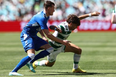 Sidney Süper Kupası 'nda Celtic Everton' a karşı 20 Kasım 2022 'de Sidney, Avustralya' daki Accor Stadyumu 'nda oynanan karşılaşmada Celtic FC' li Jota