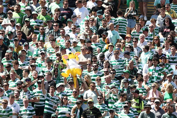 Celtic Fans Während Des Sydney Super Cup Spiels Celtic Everton — Stockfoto