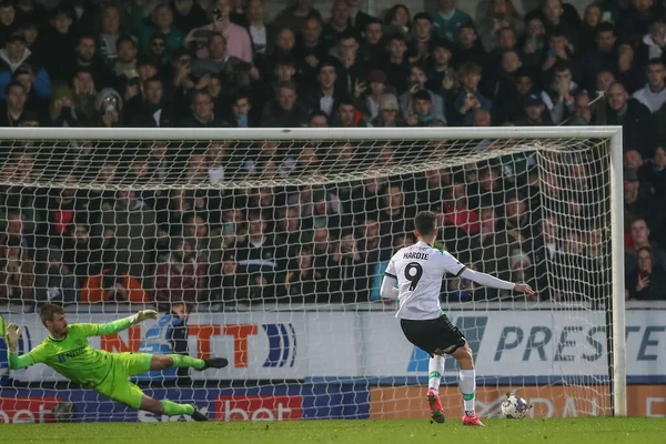 Ryan Hardie Plymouth Argyle Scores Goal Make Sky Bet League — Stock Photo, Image