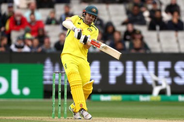 Travis Head of Australia  bats during the Dettol ODI Series match Australia vs England at Melbourne Cricket Ground, Melbourne, Australia, 22nd November 2022 clipart