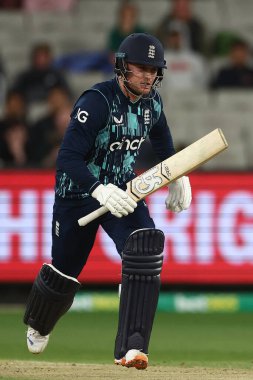  İngiltere 'den Jason Roy, 22 Kasım 2022' de Melbourne, Melbourne, Avustralya 'da oynanan ODI serisi Avustralya - İngiltere maçında görüldü.