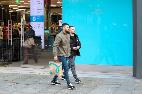 Black Friday Shoppers Newcastle City Centre Ньюкасл Велика Британія Листопада — стокове фото