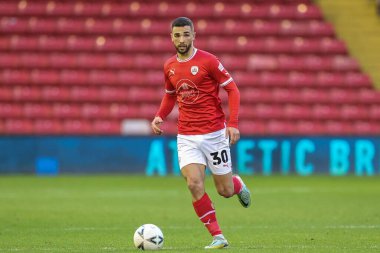 Barnsley 'den Adam Phillips # 30, Emirates FA Cup 2. Raundunda Barnsley ile Crewe Alexandra karşı karşıya, Oakwell, Barnsley, Birleşik Krallık, 26 Kasım 2022