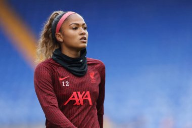 Taylor Hinds # 12 Liverpool Bayanlar Ligi Kıtasal Lig Maçından önce Liverpool Bayanlar - Blackburn Rovers Bayanlar Prenton Park, Birkenhead, Birleşik Krallık, 27 Kasım 2022