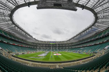 Twickenham Stadyumu 'nun genel görünümü, İngiltere Rugby' nin 26 Kasım 2022 'de Twickenham, Birleşik Krallık' taki Twickenham Stadyumu 'nda oynanan İngiltere - Güney Afrika karşılaşması.