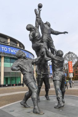 Twickenham Stadyumu 'nun genel görünümü, İngiltere Rugby' nin 26 Kasım 2022 'de Twickenham, Birleşik Krallık' taki Twickenham Stadyumu 'nda oynanan İngiltere - Güney Afrika karşılaşması.