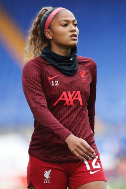 Taylor Hinds # 12 Liverpool Bayanlar Ligi Kıtasal Lig Maçından önce Liverpool Bayanlar - Blackburn Rovers Bayanlar Prenton Park, Birkenhead, Birleşik Krallık, 27 Kasım 2022