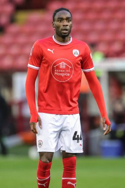 Barnsley 'den Devante Cole # 44 Emirates FA Cup 2. Raundunda Barnsley, Crewe Alexandra' ya karşı Oakwell, Barnsley, Birleşik Krallık 'ta, 26 Kasım 2022