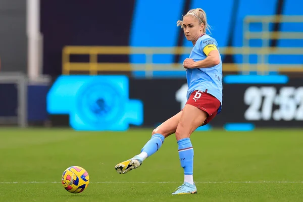 Steph Houghton Manchester City Passes Ball Womens Continental League Cup — Stock Photo, Image