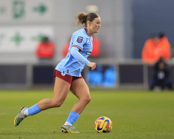 Ruby Mace Manchester City Controls Ball Womens Continental League Cup — Stock Photo, Image