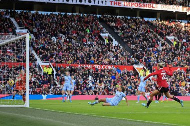 Manchester United 'ın 23 numaralı oyuncusu Alessia Russo, 3 Aralık 202' de Manchester United Women - Aston Villa Women maçında 3-0 berabere kaldı.