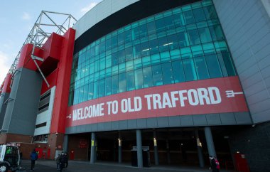 Old Trafford 'un dış görünüşü FA Kadınlar Süper Ligi karşılaşması öncesinde Manchester United Women vs Aston Villa Women - Old Trafford, Manchester, İngiltere, 3 Aralık 202