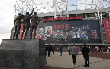 Old Trafford 'un önündeki FA Kadınlar Süper Ligi karşılaşması Manchester United Women vs Aston Villa Women - Old Trafford, Manchester, İngiltere, 3 Aralık 202