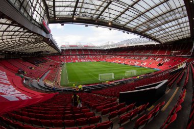 Manchester United Women vs Aston Villa Women - Old Trafford, Manchester, İngiltere 'de 3 Aralık 202' de oynanan FA Kadınlar Süper Ligi karşılaşması öncesinde Old Trafford 'un iç görünümü