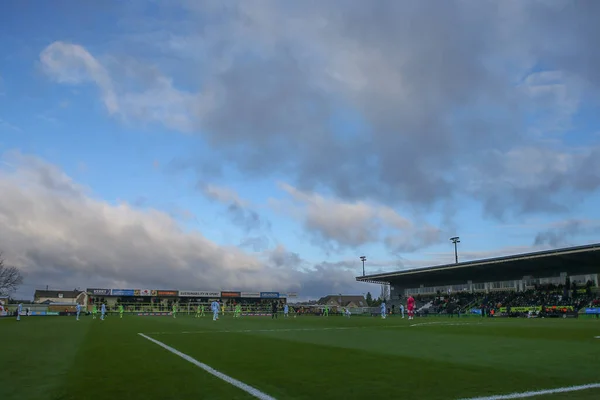 New Lawn Home Forest Green Rovers Sky Bet League Match — 스톡 사진