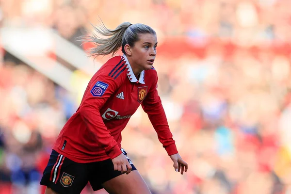 Alessia Russo Manchester United Action Women Super League Match Manchester — Stock Fotó