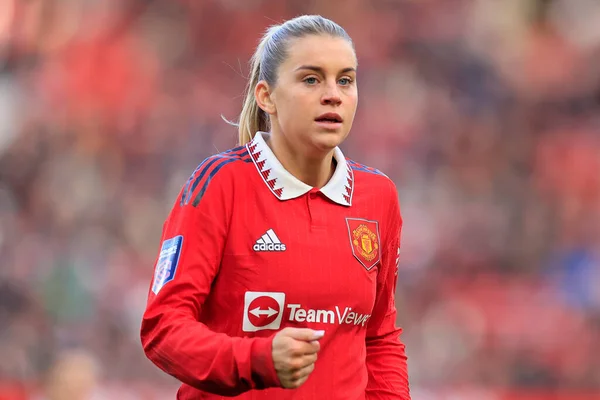 Alessia Russo Manchester United Action Women Super League Match Manchester — Stock Photo, Image