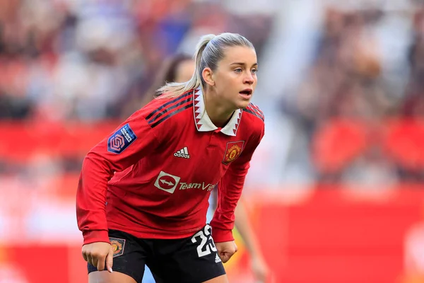 Alessia Russo Manchester United Action Women Super League Match Manchester — Stock Photo, Image