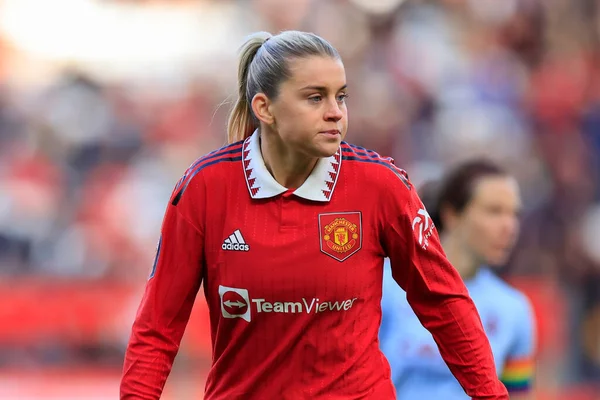 Alessia Russo Manchester United Action Women Super League Match Manchester — Stock Fotó