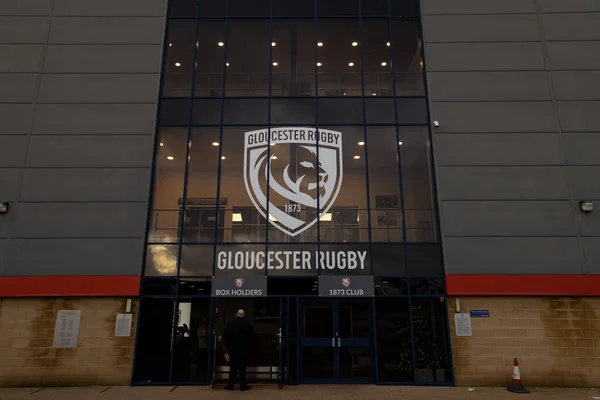General View Kingsholm Stadium Home Gloucester Rugby Ahead Gallagher Premiership — Stock Photo, Image