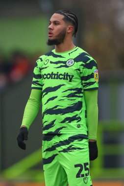 Myles Peart-Harris # 25 Forest Green Rover Sky Bet 1 karşılaşmasında Forest Green Rovers Cambridge United 'a karşı The New Lawn, Nailsworth, İngiltere, 3 Aralık 202