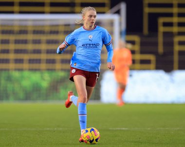 Manchester City 14 numaralı Esme Morgan, FA Kadınlar Süper Ligi 'nde Manchester City Women vs Brighton & Hove Albion W.F.C. Etihad Kampüsü, Manchester, Birleşik Krallık, 4 Aralık 202