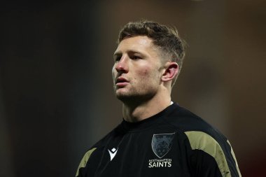 Fraser Dingwall, Northampton Saints 'in kaptanı Gallagher Premiership karşılaşması öncesinde Gloucester Rugby Northampton Saints' e karşı Gloucester Stadyumu, 3 Aralık 202