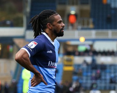 Garath McCleary, Gök İddia Ligi 1 maçında Wycombe Wanderers, Portsmouth 'a karşı Adams Park, High Wycombe, İngiltere, 4 Aralık 202