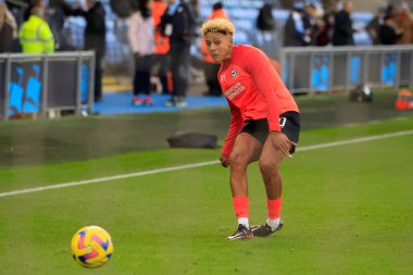 Victoria Williams # 20 Brighton FA Kadınlar Süper Ligi karşılaşmasında Manchester City Women vs Brighton & Hove Albion W.F.C. Etihad Kampüsü, Manchester, Birleşik Krallık, 4 Aralık 202