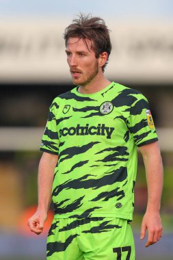 Kyle McAllister # 17 Forest Green Rover Sky Bet Ligi 1 maçı sırasında Forest Green Rovers Cambridge United 'a karşı The New Lawn, Nailsworth, İngiltere, 3 Aralık 202