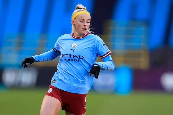 Chloe Kelly Manchester City Action Women Super League Match Manchester — Stock Photo, Image