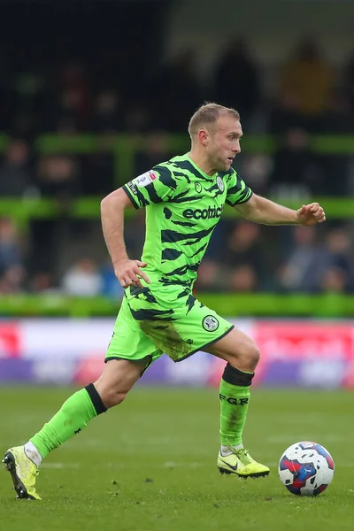 Dylan Mcgeouch Forest Green Rovers Azione Durante Sky Bet League — Foto Stock